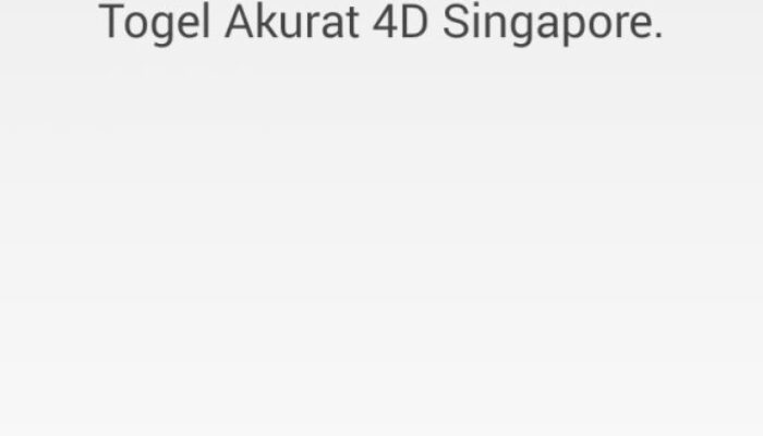 Aplikasi Prediksi Togel Singapore: Prediksi Tepat Dan Akurat Untuk Jackpot Togel Singapore!