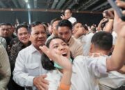 Prabowo Hadir di tempat Perayaan Natal Bersama BUMN, Publik: Semoga Presiden 2024