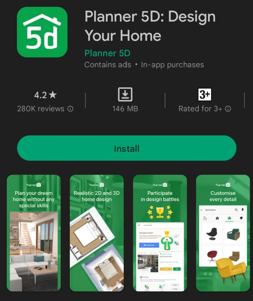 Aplikasi Desain Rumah Gratis di Android dan PC