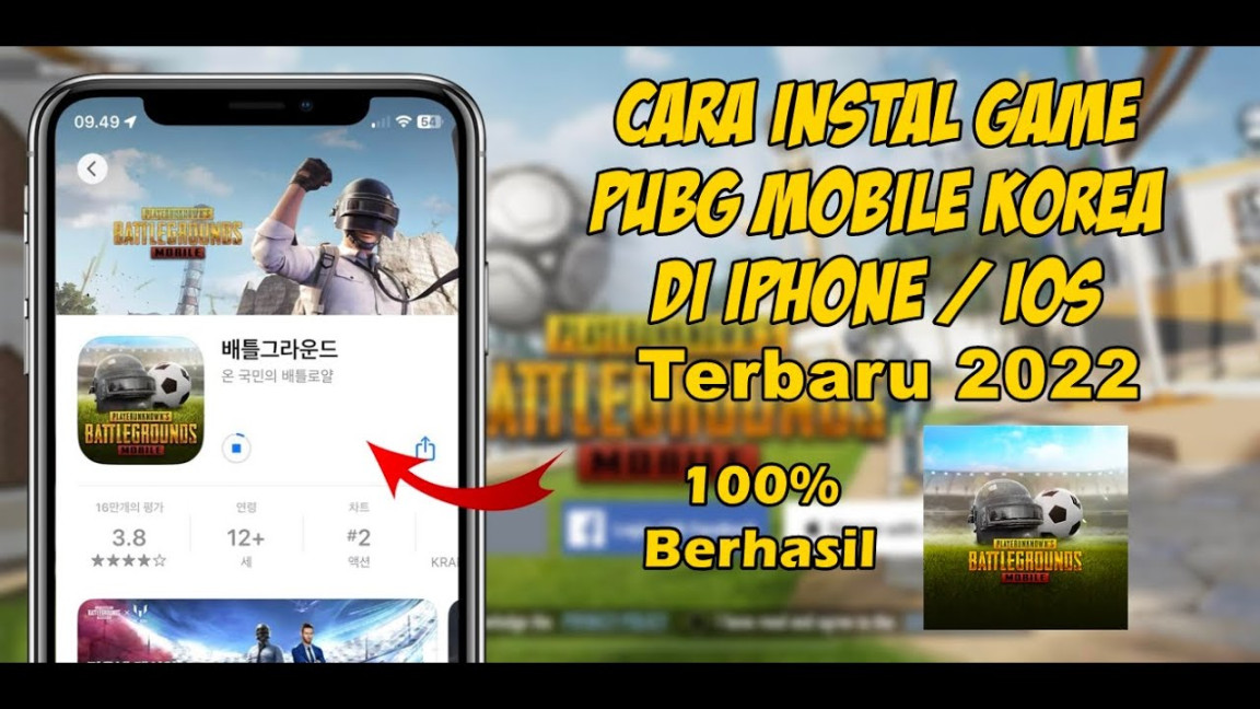 Cara Instal Game PUBG Mobile Korea Di Iphone / IOS Terbaru
