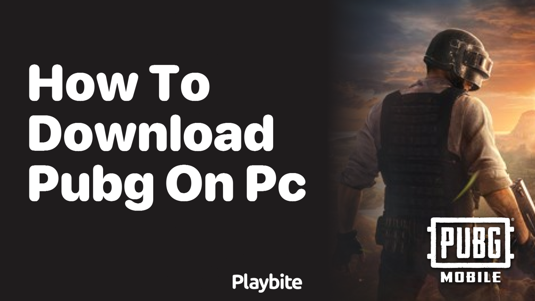 How to Download PUBG on PC: A Quick Guide - Playbite